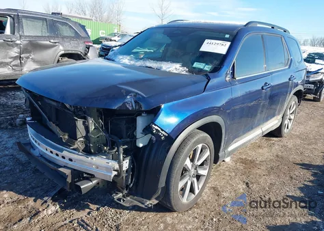 2025 Honda Pilot Touring z USA, uszkodzony, nr VIN 5FNYG1H77SB018327